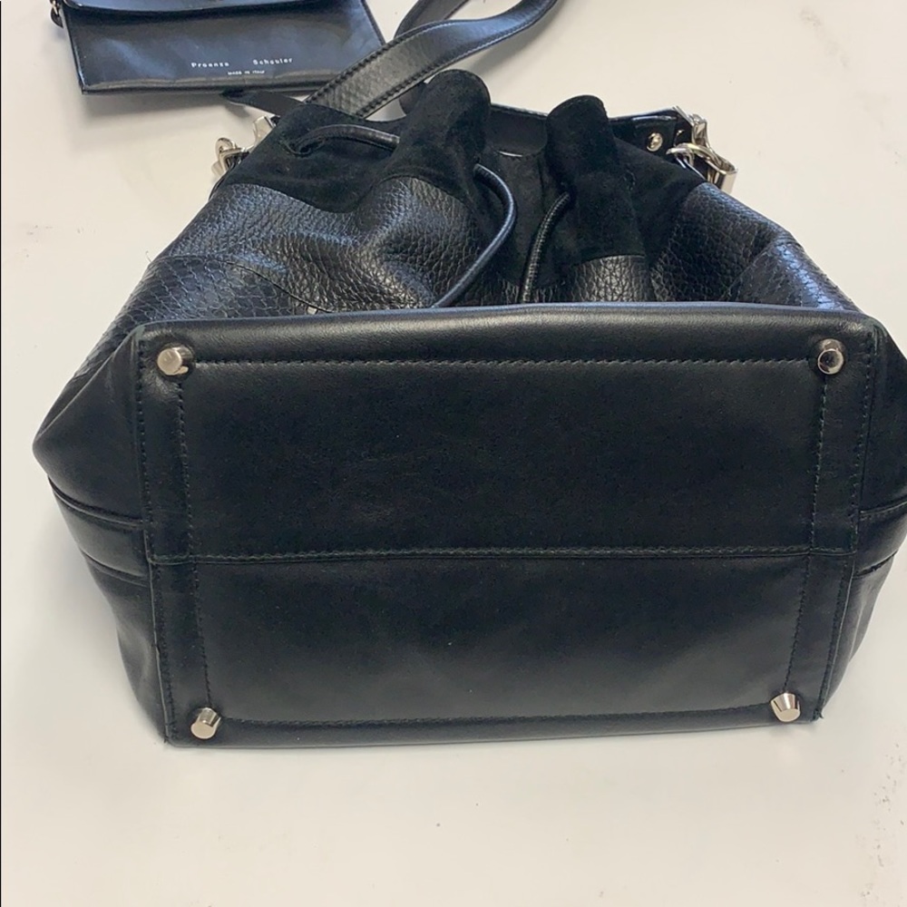 Proenza Schouler leather paneled bucket bag - Picture 8 of 14